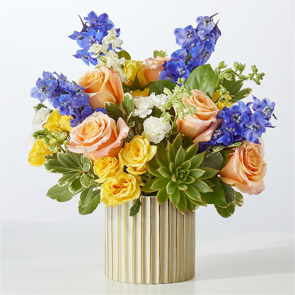Cobalt Reverie Bouquet – MOM'S FLOWERS, Springfield OH