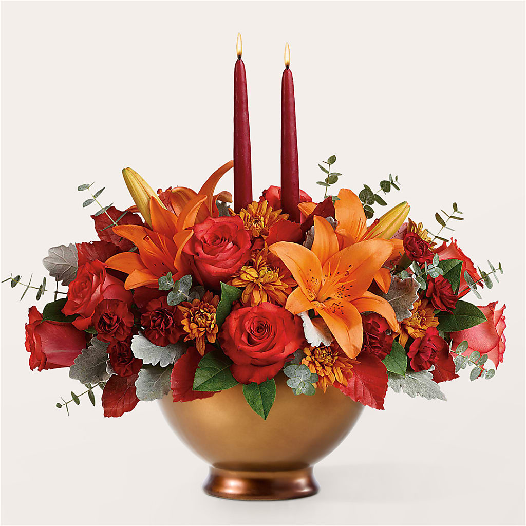 Fruits of Fall Centerpiece – MOM'S FLOWERS, Springfield OH
