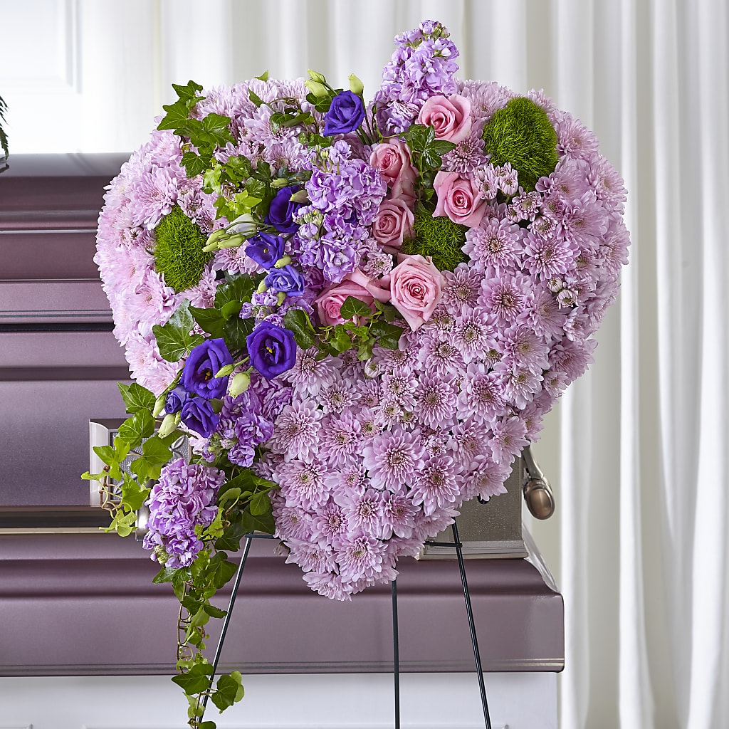 Treasured Love Standing Heart – MOM'S FLOWERS, Springfield OH
