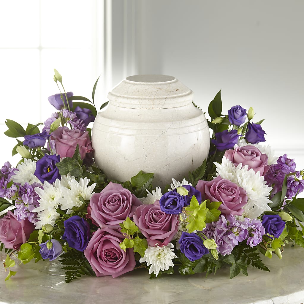Blooming Sympathy Cremation Adornment – MOM'S FLOWERS, Springfield OH