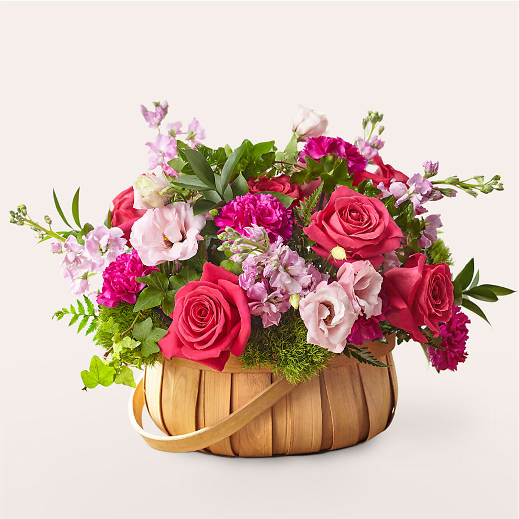 Radiance in Bloom Basket – MOM'S FLOWERS, Springfield OH