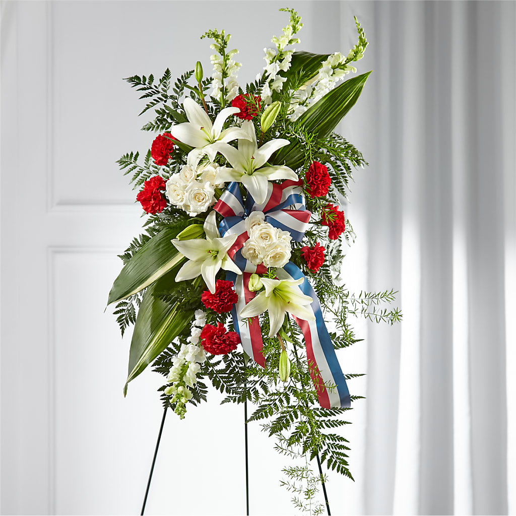 Stars of Life Standing Spray – MOM'S FLOWERS, Springfield OH