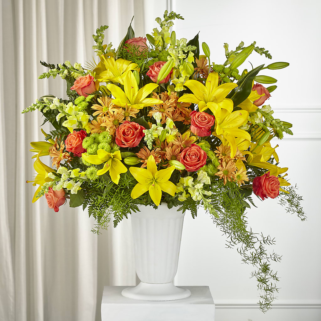 Fall Sentiments Arrangement – MOM'S FLOWERS, Springfield OH