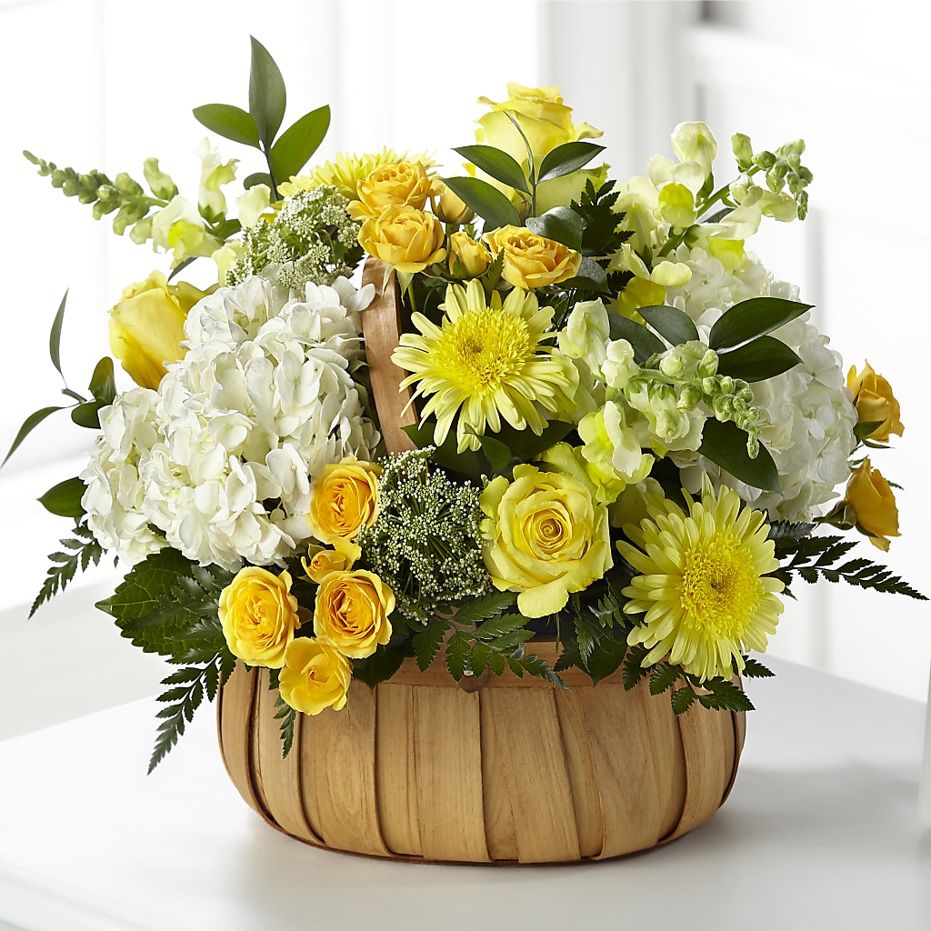 Rustic Remembrance Basket – MOM'S FLOWERS, Springfield OH