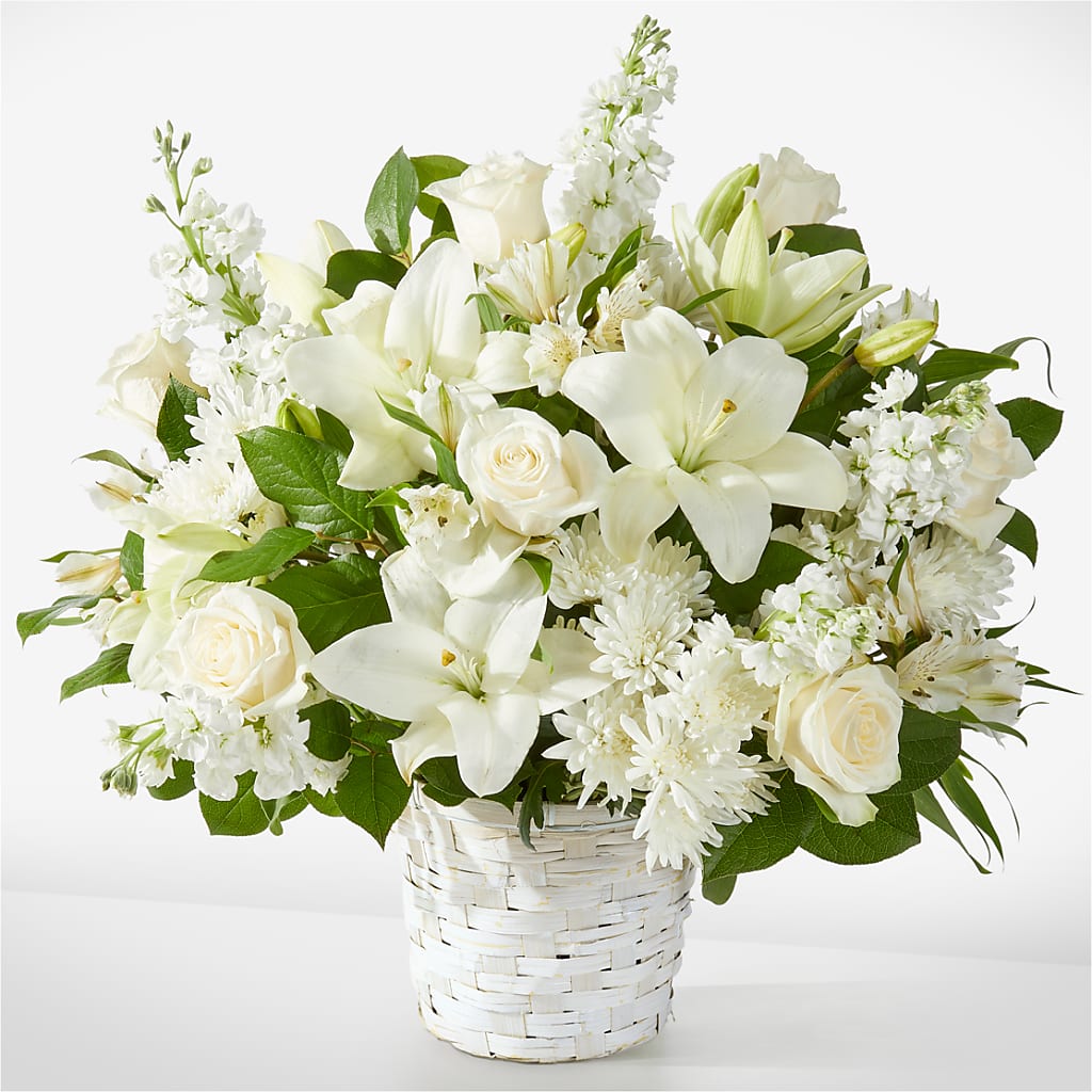 Peaceful Reflections Arrangement – MOM'S FLOWERS, Springfield OH