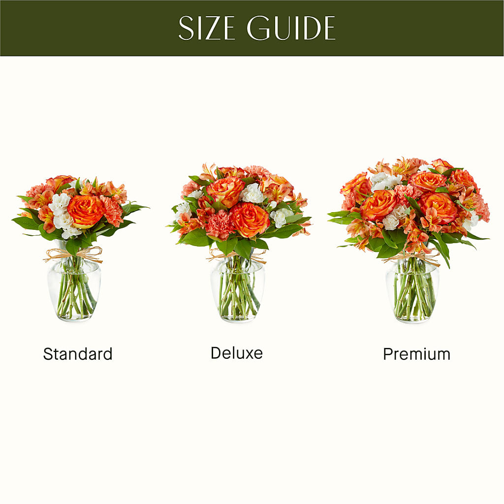 Apricot Glow Bouquet – MOM'S FLOWERS, Springfield OH