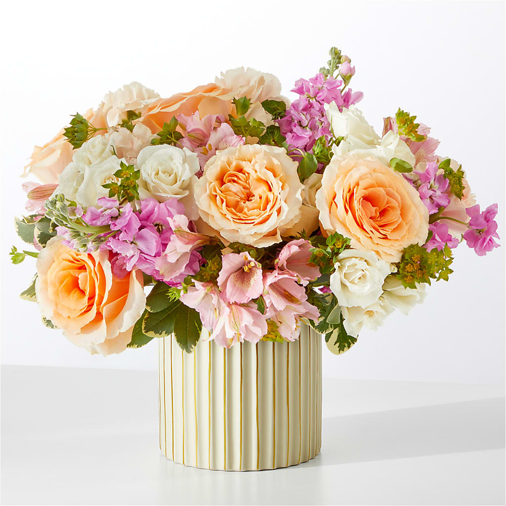 Paradise Bouquet with Ivory Vase – MOM'S FLOWERS, Springfield OH