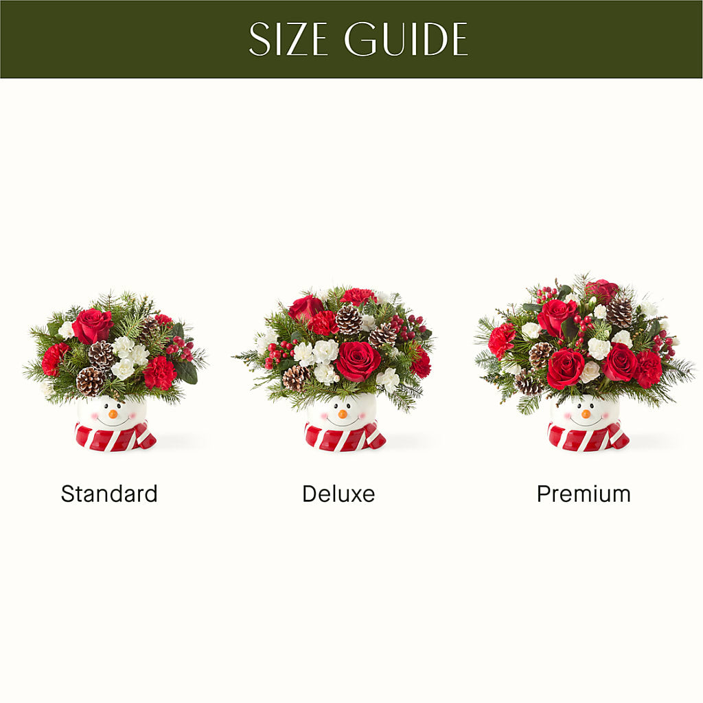 Jolly Snowman Bouquet – MOM'S FLOWERS, Springfield OH