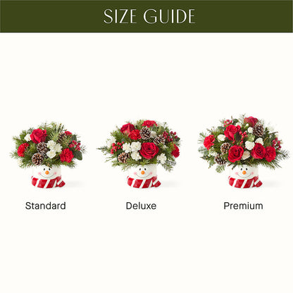 Jolly Snowman Bouquet – MOM'S FLOWERS, Springfield OH