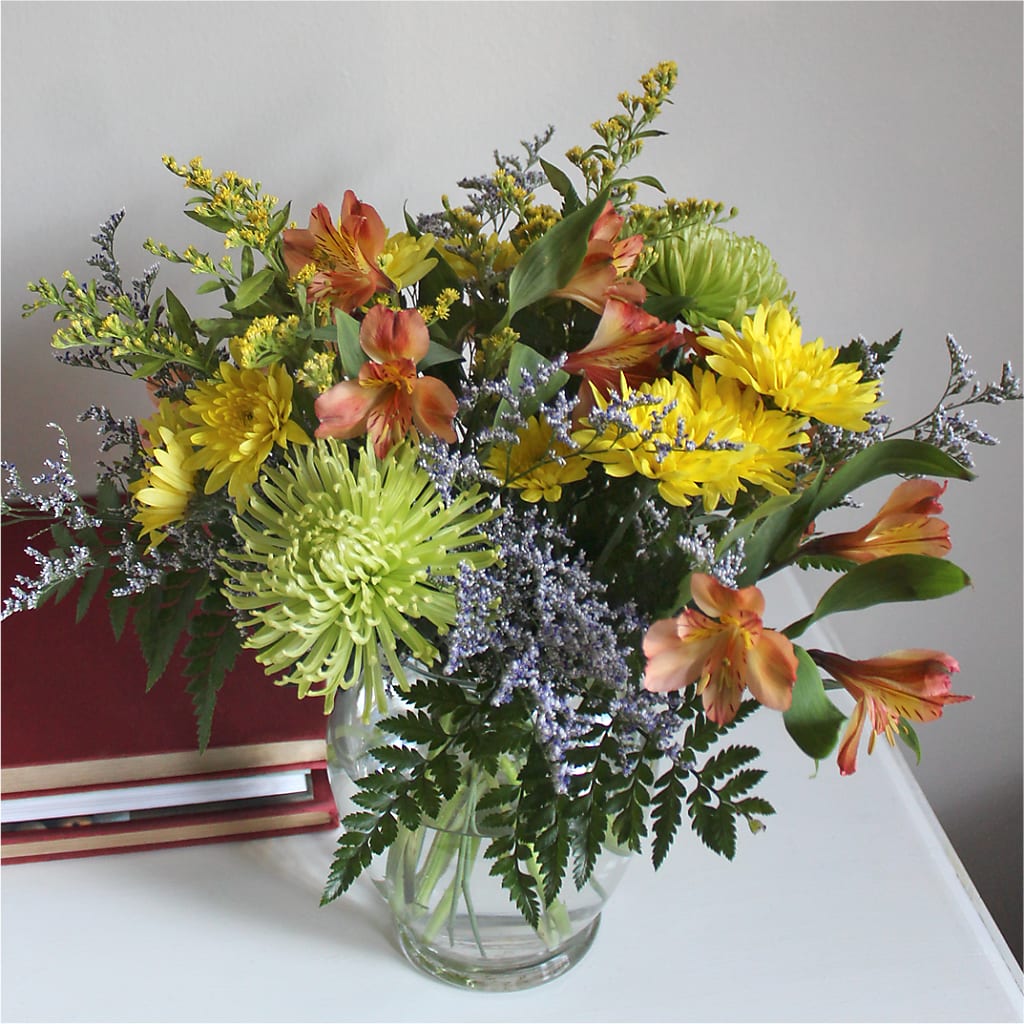 Marmalade Skies Bouquet – MOM'S FLOWERS, Springfield OH