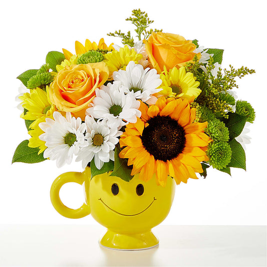 Be Happy Bouquet – MOM'S FLOWERS, Springfield OH