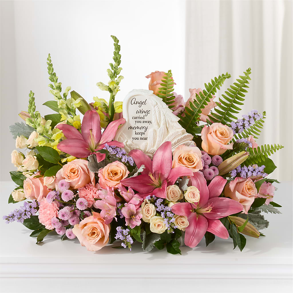 Gentle Light Arrangement – MOM'S FLOWERS, Springfield OH