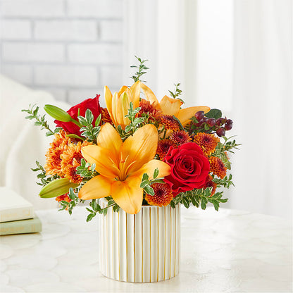 Scarlet Skies Bouquet – MOM'S FLOWERS, Springfield OH