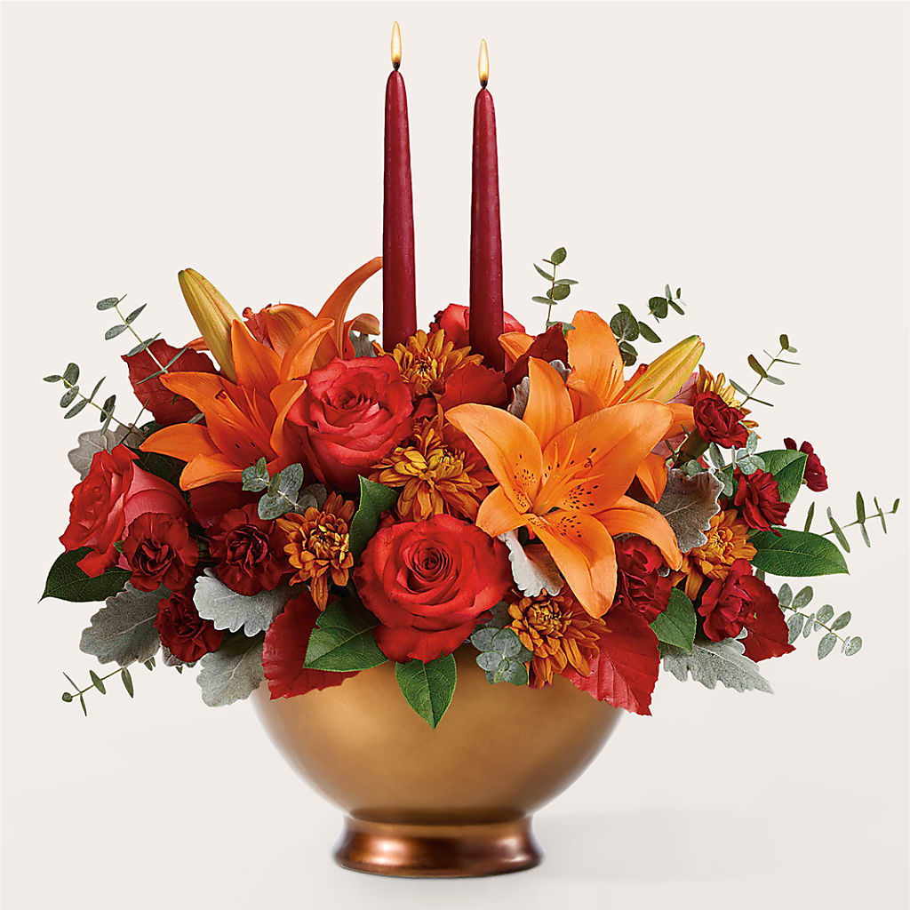 Fruits of Fall Centerpiece – MOM'S FLOWERS, Springfield OH