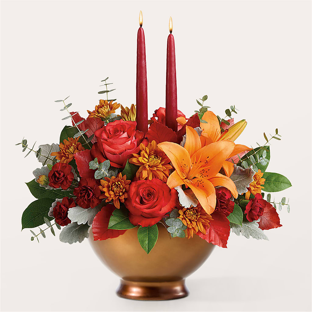Fruits of Fall Centerpiece – MOM'S FLOWERS, Springfield OH