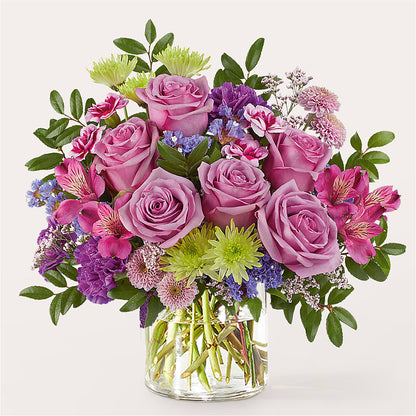 Glass Half Full Bouquet – MOM'S FLOWERS, Springfield OH