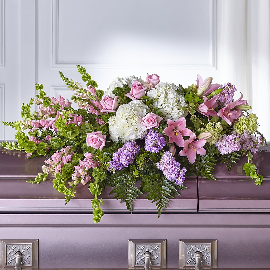 Life's Gratitude Casket Spray – MOM'S FLOWERS, Springfield OH