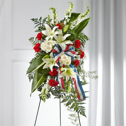 Stars of Life Standing Spray – MOM'S FLOWERS, Springfield OH