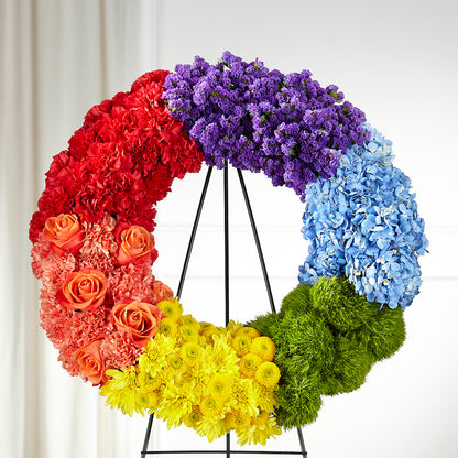 Circle of Love Wreath – MOM'S FLOWERS, Springfield OH