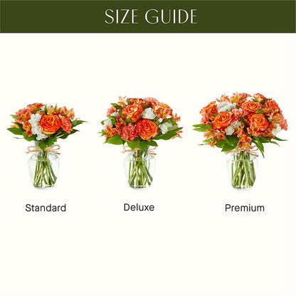 Apricot Glow Bouquet – MOM'S FLOWERS, Springfield OH