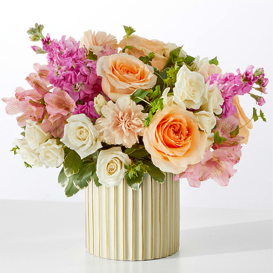 Paradise Bouquet with Ivory Vase – MOM'S FLOWERS, Springfield OH