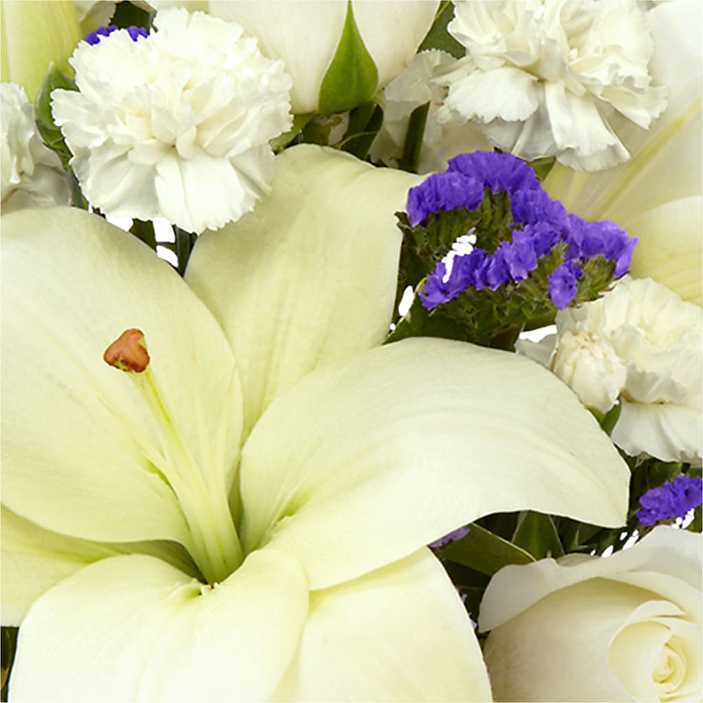 Sapphire Rush Bouquet – MOM'S FLOWERS, Springfield OH
