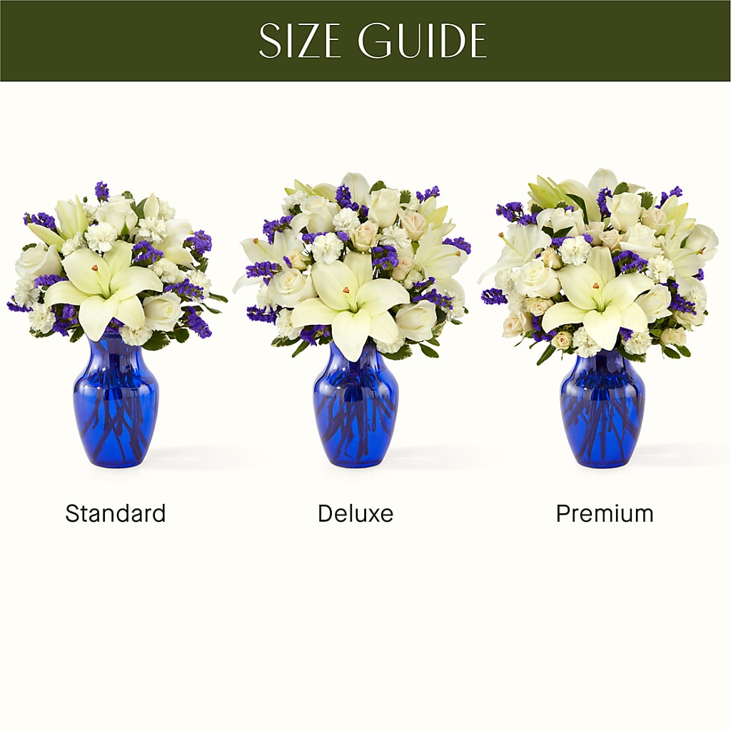 Sapphire Rush Bouquet – MOM'S FLOWERS, Springfield OH