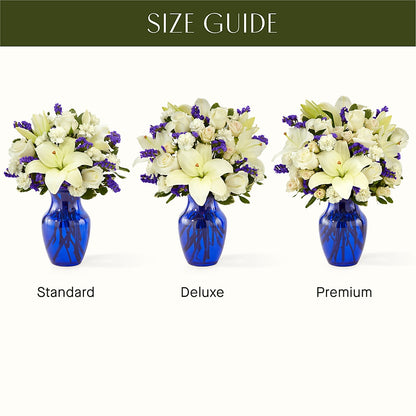 Sapphire Rush Bouquet – MOM'S FLOWERS, Springfield OH