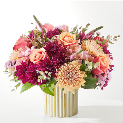 Berry Cobbler Bouquet with Ivory Vase – MOM'S FLOWERS, Springfield OH