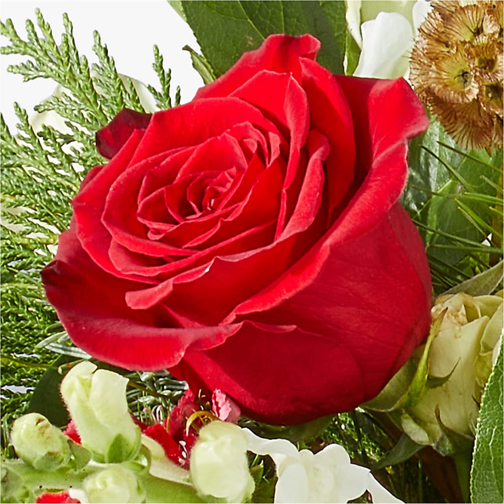 Deck the Halls Bouquet – MOM'S FLOWERS, Springfield OH