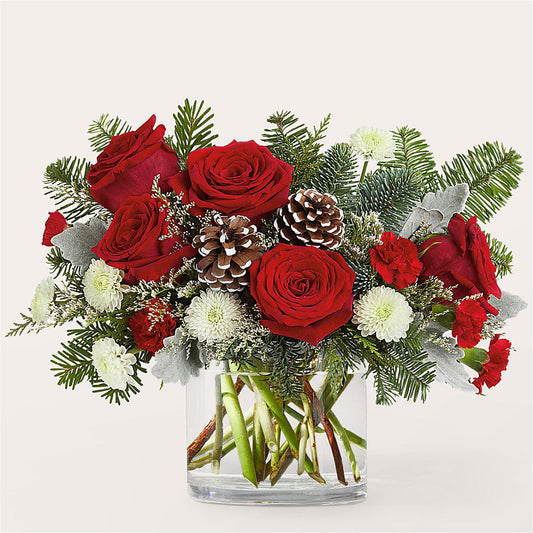 Yule Cheer Bouquet – MOM'S FLOWERS, Springfield OH
