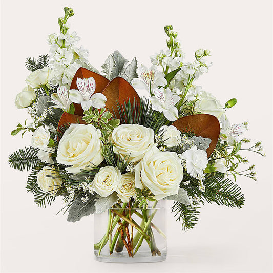 Fresh Snowfall Bouquet – MOM'S FLOWERS, Springfield OH